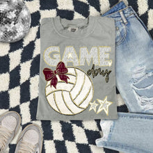 Load image into Gallery viewer, Dalmatian Game Day Volleyball With Bow DROPDOWN TRANSFER CAP FEB
