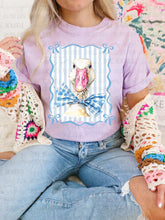 Load image into Gallery viewer, Blue Bow Stripe or Stamp Frame Duck DROPDOWN TRANSFER MZM MAR 26