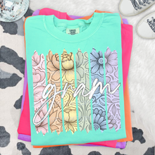 Load image into Gallery viewer, Rainbow Floral Names 4 Square TITLE DROPDOWN TRANSFER CSD APR 26