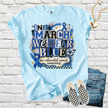 Load image into Gallery viewer, In March We Wear Color Awareness DROPDOWN TRANSFER PARJO MAR 26