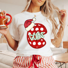 Load image into Gallery viewer, Dotted Letter Santa Hat Mascot DROPDOWN TRANSFER CSD