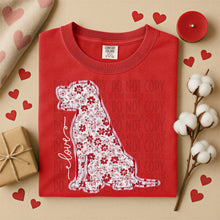 Load image into Gallery viewer, Valentine Red Floral Dog Breed Option DROPDOWN TRANSFER SWD DEC 25