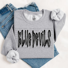 Load image into Gallery viewer, Retro Doodle Mascot BW Dropdown TRANSFER SWD TEMP