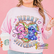 Load image into Gallery viewer, Merry Stitchmas Hearts SLEEVE OPTION TRANSFER GRAVITEE