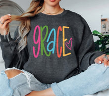 Load image into Gallery viewer, Colorful Tall Lettering Words DROPDOWN TRANSFER BIA 26