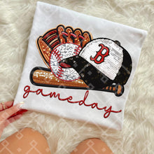 Load image into Gallery viewer, Gameday Sequin Baseball Hat Glove Teams Dropdown TRANSFER CCD INS