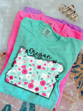 Load image into Gallery viewer, Pink Floral States (all 50 states available) TRANSFER CARTER MAR 26