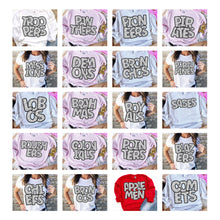 Load image into Gallery viewer, Dalmatian Dot Faux Embroidery Mascots DROPDOWN TRANSFER CSD NOV 24
