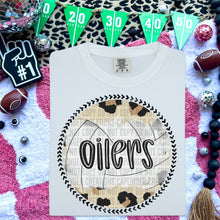 Load image into Gallery viewer, Leopard Volleyball Background Mascot Dropdown TRANSFER CAP FEB