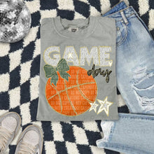 Load image into Gallery viewer, Dalmatian Game Day Basketball With Bow DROPDOWN TRANSFER CAP FEB