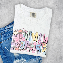 Load image into Gallery viewer, Pastel Pencil Checker School Grades DROPDOWN TRANSFER DDD JULY 25