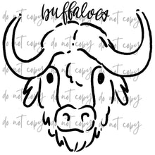 Load image into Gallery viewer, Doodle Single Color Mascots Dropdown TRANSFER