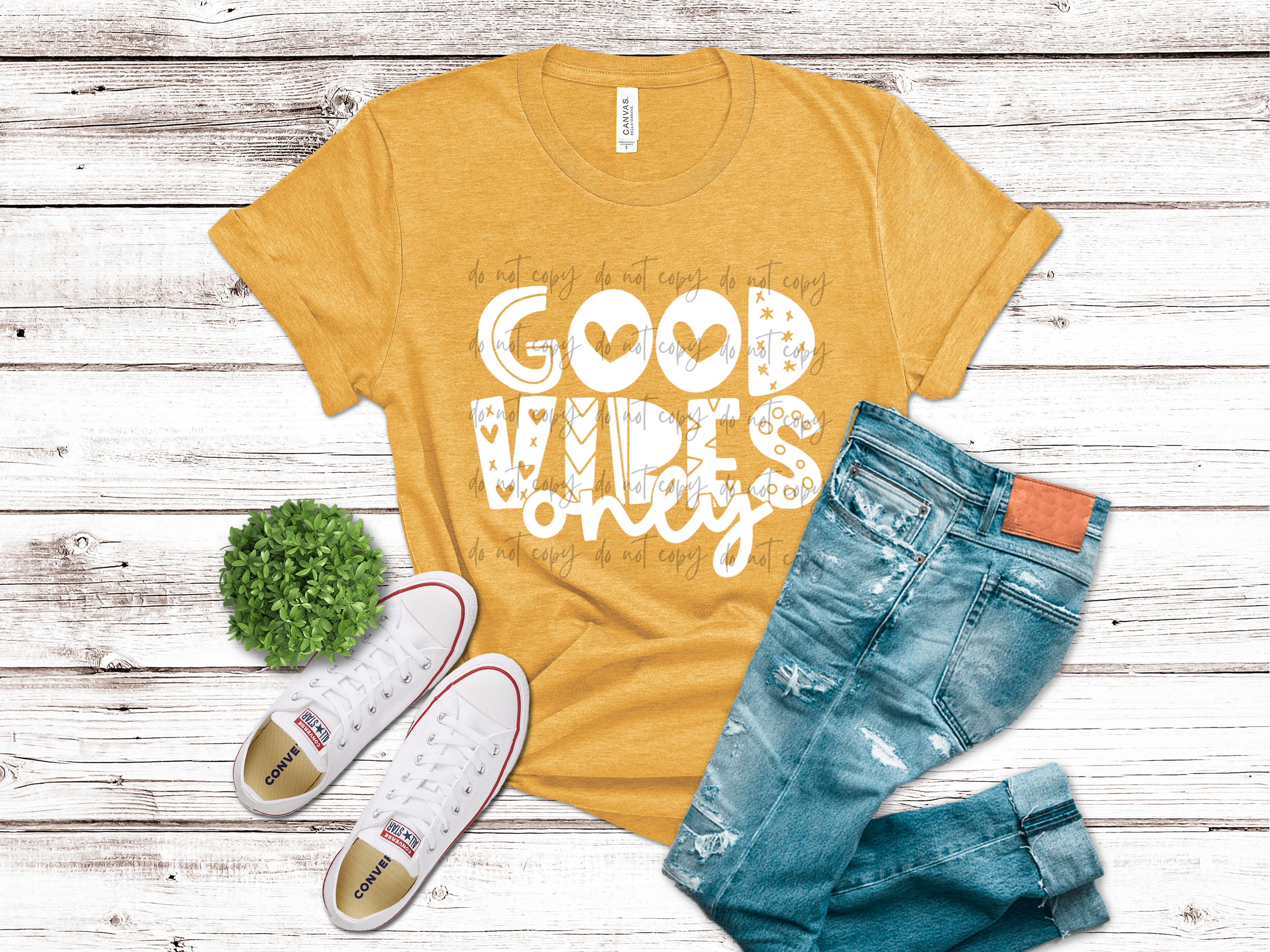 Good Vibes Only Wht Transfer Sassy Sublimation And Screen Prints 2931