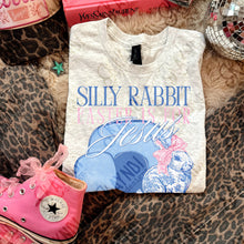 Load image into Gallery viewer, Silly Rabbit Easter Is For Jesus Blue Bunny TRANSFER KAYNDI JAN 26