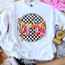 Load image into Gallery viewer, Preppy Checkered Mascot Dropdown TRANSFER SWD TEMP