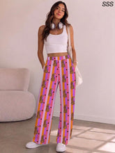 Load image into Gallery viewer, Sassy On The Go Split Wide Leg Lounge Pants