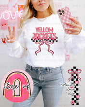 Load image into Gallery viewer, Sweet Bow Checkered Mascots With SLEEVE OPTION TRANSFER CAP JAN