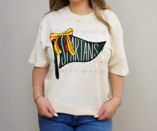 Load image into Gallery viewer, Softball Pennant Bow Dropdown TRANSFER TGG FEB