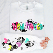 Load image into Gallery viewer, Bright Checkered States(All 50 states available) DTF TRANSFER