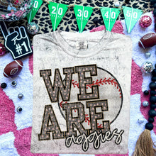 Load image into Gallery viewer, We Are Faux Embroidery Glitter Baseball Mascot TRANSFER CAP JAN