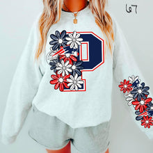 Load image into Gallery viewer, Floral Skulls And Letters Sports Team With Sleeve TRANSFER MMD