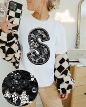 Load image into Gallery viewer, Black Lace Mascot Dropdown TRANSFER CAP FEB
