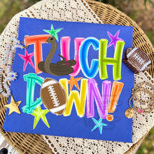 Load image into Gallery viewer, Bright Touchdown Football Team Stars DROPDOWN TRANSFER TCC JULY 26