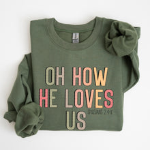 Load image into Gallery viewer, Oh How He Loves Us Pastel TRANSFER DEC SDD
