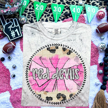 Load image into Gallery viewer, Leopard Cheer Background Mascot Dropdown TRANSFER CAP FEB