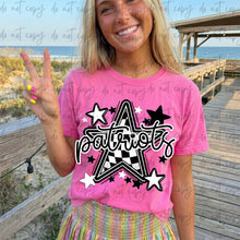 Load image into Gallery viewer, Checkered Star BW Mascots DROPDOWN TRANSFER ET APR 26