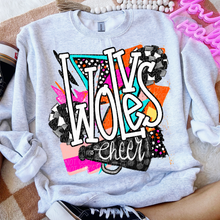 Load image into Gallery viewer, Bright Retro Cheer Mascots Dropdown TRANSFER CSD JUNE 25