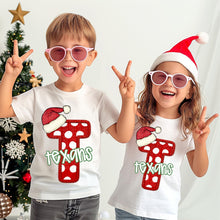 Load image into Gallery viewer, Dotted Letter Santa Hat Mascot DROPDOWN TRANSFER CSD