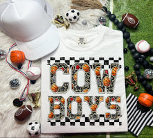 Load image into Gallery viewer, Basketball Faux Embroidery Checkered Mascots DROPDOWN TRANSFER CAP