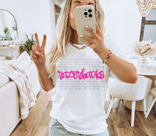Load image into Gallery viewer, Pink Handlettering Mascot Dropdown TRANSFER CAP FEB 25