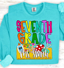 Load image into Gallery viewer, Back To School Nameplates Customized DROPDOWN DTF TRANSFER BIA