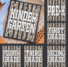 Load image into Gallery viewer, Camo Stripes Stars And Checker Bolts Distressed Grade Option DROPDOWN TRANSFER ET JULY 26
