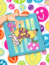 Load image into Gallery viewer, Pencil Flag Striped Mascots DROPDOWN TRANSFER CAP JUNE 26