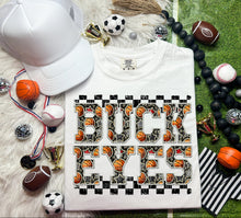 Load image into Gallery viewer, Basketball Faux Embroidery Checkered Mascots DROPDOWN TRANSFER CAP