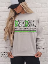 Load image into Gallery viewer, Baseball Mama Checkered Color Dropdown TRANSFER FEB COR