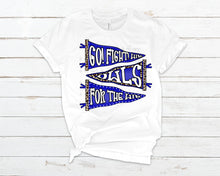 Load image into Gallery viewer, Go Fight Win Triple Leopard Pennant CUSTOMIZED DTF Transfer