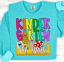 Load image into Gallery viewer, Back To School Nameplates Customized DROPDOWN DTF TRANSFER BIA