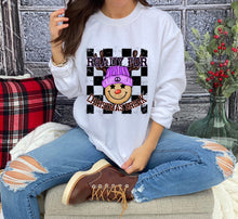 Load image into Gallery viewer, Ready For Christmas Break Reindeer Beanie Checkered (DROP DOWN COLORS) TRANSFER