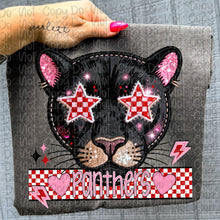 Load image into Gallery viewer, Faux Checker Star Eyes Mascot Dropdown TRANSFER VIRGO DEC 25