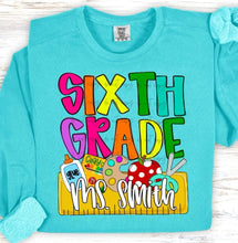 Load image into Gallery viewer, Back To School Nameplates Customized DROPDOWN DTF TRANSFER BIA