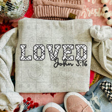 Load image into Gallery viewer, Plaid Bible Verses DROPDOWN TRANSFER HMWK