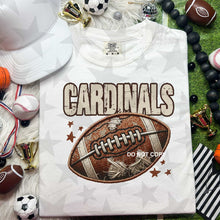 Load image into Gallery viewer, Neutral Football Faux Embroidery Mascot DROPDOWN TRANSFER HMWK 24