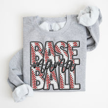 Load image into Gallery viewer, Baseball Faux Embroidery Names DROPDOWN TRANSFER SDD