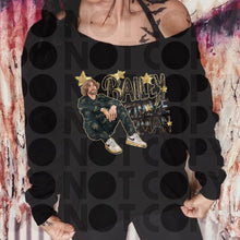 Load image into Gallery viewer, Bailey Zim Black Gold Glitter TRANSFER RWH DEC