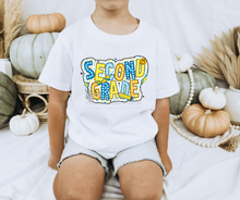 Load image into Gallery viewer, Blue Yellow Polka Dot Grades DROPDOWN TRANSFER