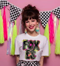 Load image into Gallery viewer, Mascots Pink Star Yellow Bow Stripes TRANSFER CST FEB 26